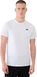 Koszulka męska 4F M2256 biała 4FWMM00TTSHM2256 10S