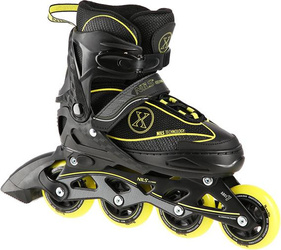 Łyżworolki Nils Extreme NA11008 czarno-żółty rozmiar L (39-42)