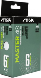 Piłeczki do ping ponga Stiga Master* białe 6 szt.