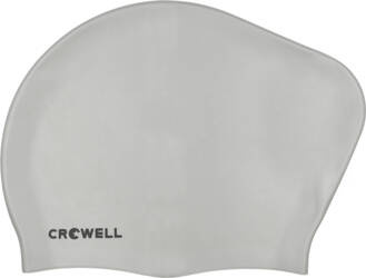 Czepek pływacki Crowell na długie włosy Etna srebrny kol.5