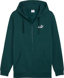 Bluza męska Puma ESS No.1 Logo Full-Zip Hoodie FL zielona 682658 75