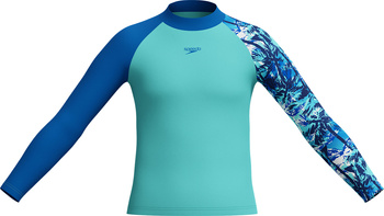 Dziecięca Koszulka Z Długim Rękawem Prnt Ls Rash Top Jm  poppy red/patriot blue rozmiar 9-10