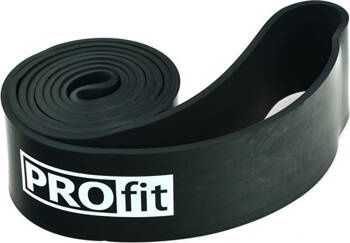 Guma taśma oporowa Profit Power Band czarna 208x0,45x6,4 cm SL2607