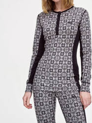 Damska bluza termoaktywna Kari Traa Rose czarny rozmiar L