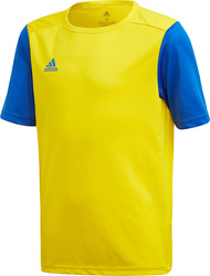 Koszulka dla dzieci adidas Estro 19 Jersey JUNIOR żółto-niebieska FT6681