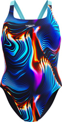 Damski Strój Kąpielowy Alov Digi Lbk 1pc Af  black-multi rozmiar 32