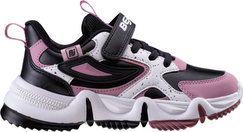 Dziecięce Sneakersy Baglen Jrg  black/dusky orchid/white rozmiar 29