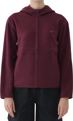 Bluza polarowa damska 4F F355 burgund 4FWAW25TFLEF355 60S