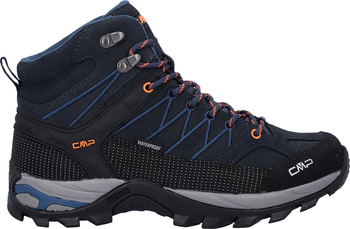 Buty trekkingowe turystyczne wodoodporne męskie CMP Rigel Mid granatowo-czarne 3Q1294727NM