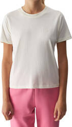 Koszulka damska 4F F1650 kremowy 4FWAW24TTSHF1650 12S