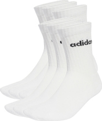 Skarpety adidas Linear Crew Socks Cushioned 6 Par białe JL6096