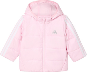 Kurtka dla dzieci adidas Essentials 3-Stripes różowa JW2442