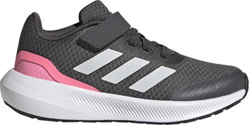 Buty dziecięce adidas RunFalcon 3.0 EL K szaro-różowe HP5873