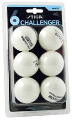 Piłeczki do ping ponga Stiga Challenger biała 6szt