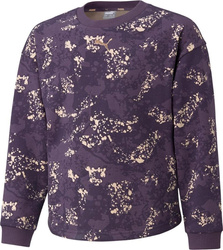 Bluza dla dzieci Puma Alpha AOP Crew FL fioletowa 589241 16