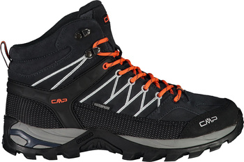 Buty trekkingowe męskie CMP Rigel Mid WP czarno-pomarańczowe 3Q1294756UE
