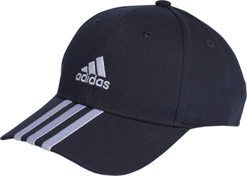 Czapka z daszkiem adidas 3-Stripes Cotton Twill Baseball granatowa II3510