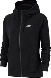 Bluza damska Nike Essentials Hoodie FZ FLC czarna BV4122 010