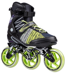 Łyżworolki Nils Extreme NA1206 czarno-zielone rozmiar 40