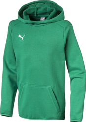 Bluza dla dzieci Puma Liga Casuals Hoody JUNIOR zielona 655636 05