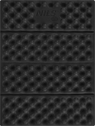 Karimata mata turystyczna do siedzenia składana NC17105 Nils camp czarna 40x30x2cm