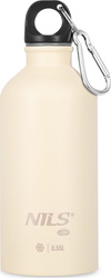 Butelka turystyczna ze stali nierdzewnej Nils Camp NC3801 beżowa 550 ml