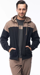 Męska bluza z kapturem bawełniana Hi-tec Hiba rozmiar XXL