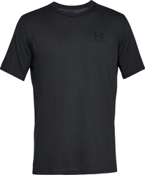 Koszulka męska Under Armour Sportstyle Left Chest SS czarna 1326799 001