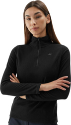 Bluza polarowa damska 4F F031 głęboka czerń 4FAW23UFLEF031 20S