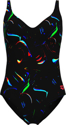 Damski Strój Kąpielowy Women's Arena Abyss Swimsuit U Back  dress blues rozmiar 40