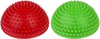 Półkule sensoryczne do masażu AM Tullo Half-Ball Balance 2 szt. czerwona-zielona 477