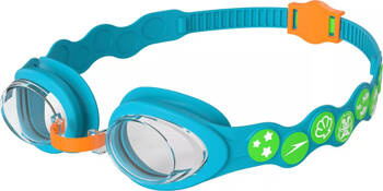 Dziecięce okularki pływackie Speedo SEA SQUAD SPOT Gog IU/JU azure blue/fluo green/fluo orange/clear