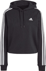 Bluza damska adidas Essentials 3-Stripes French Terry Crop Hoodie IC8767