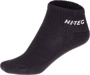 Skarpety za kostkę Hi-tec Quarro Pack czarny rozmiar 44-47