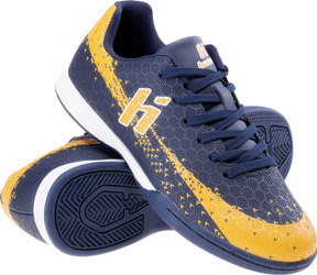 Buty piłkarskie halówki Huari Recoleti Teen IC granatowe-żółte rod rozmiar 38