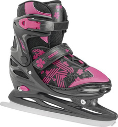 Łyżwy Roces Jokey Ice 3.0 Girl czarno-różowe 450708 00002