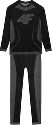 Bielizna termoaktywna bezszwowa dla dziewczynki 4F F109 czarna 4FJAW23USEAF109 20S