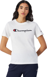 Koszulka damska Champion SS Tee biała 117534 WW001