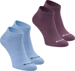 Damskie skarpety do kostki bawełniane odychające Hi-tec Hen 2pak rozmiar 39-42