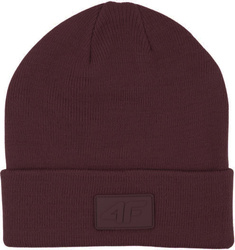 Czapka dla dzieci  zimowa ciepła 4F U653 ciemny fiolet 4FJWAW25ACAPU653 50S