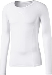 Koszulka męska Puma LIGA Baselayer Tee LS biała 655920 04