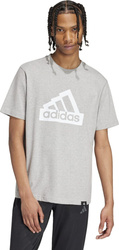 Koszulka męska adidas Modern Essentials Graphic szara IW2648