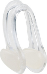 Zatyczka do nosa klamerka do pływania na basen Aquawave transparentne