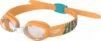 Dziecięce okularki pływackie Speedo ILLUSION GOG IU aquarium/aanadi orange/white/clear