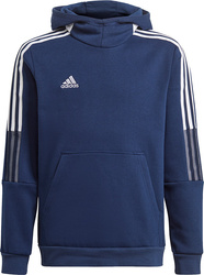 Bluza dla dzieci adidas Tiro 21 Sweat Hoody granatowa GK9680