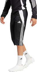 Spodnie męskie adidas Tiro 24 3/4 czarne IJ7671