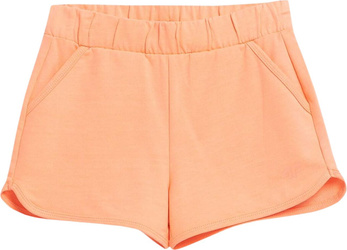 Spodenki dla dziewczynki 4F F099 łososiowy neon 4FJSS23TSHOF099 64N