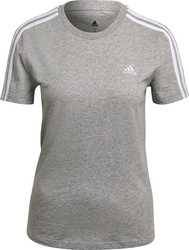 Koszulka damska adidas Essentials Slim T-shirt szara GL0785