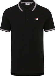 Koszulka męska polo Fila Lubbeek czarna FAM0898 80010