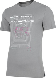 Koszulka męska 4F szara H4Z22 TSM029 24S